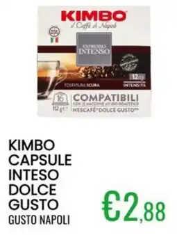 Sugros Kimbo capsule inteso dolce gusto gusto napoli offerta