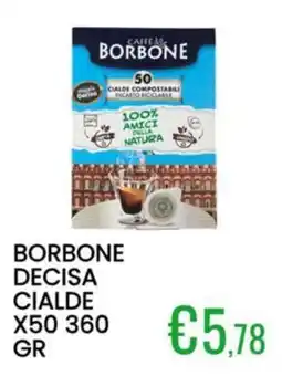 Sugros Caffè Borbone Decisa Cialde offerta