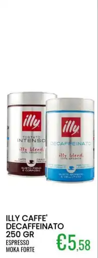 Sugros Illy Caffè Decaffeinato offerta