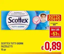 A&O Scottex tutti giorni fazzoletti offerta