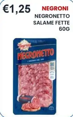 Caramico Negronetto salame offerta