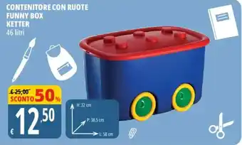Contenitore con ruote Funny Box Ketter