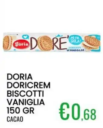 Doria Doricrem biscotti vaniglia