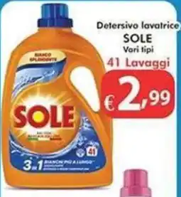 Bernava Detersivo lavatrice Sole offerta