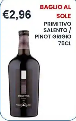 Caramico Baglio al sole Primitivo offerta