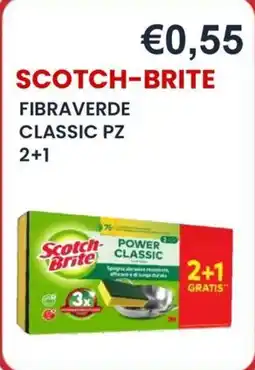 Caramico Scotch-Brite Fibra Verde Classic offerta