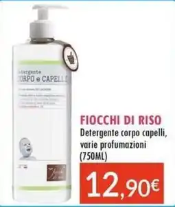 Sanitaria Demma Fiocchi di riso Detergente corpo capelli offerta