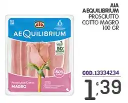 Eurocash AIA AEQUILIBRIUM Prosciutto Cotto Magro offerta
