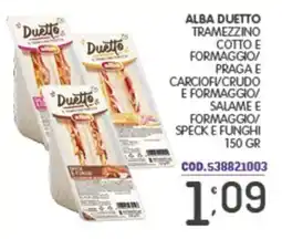 Eurocash Alba Duetto tramezzino offerta