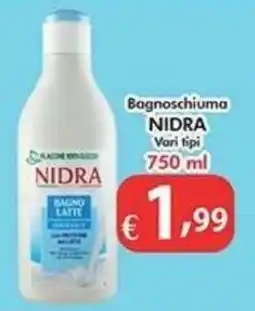 Bernava Bagno latte Nidra offerta