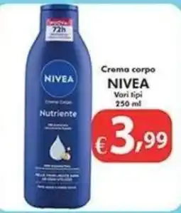 Bernava Crema corpo NIVEA Nutriente offerta