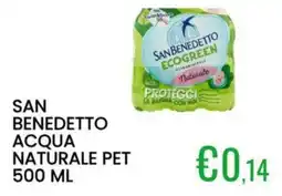 Sugros San Benedetto acqua naturale pet offerta