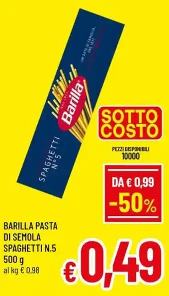 Barilla Pasta di Semola Spaghetti N.5