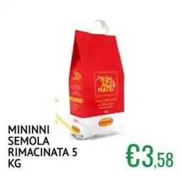 Sugros Mininni semola rimacinata offerta