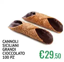 Sugros Cannoli siciliani grandi cioccolato offerta