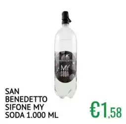 Sugros San Benedetto Sifone My Soda offerta