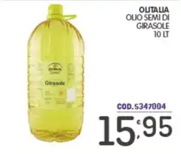 Eurocash Olitalia olio semi di girasole offerta