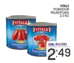 Eurocash Vitale pomodori pelati/polpa offerta