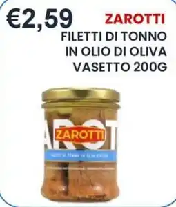 Caramico Filetti di tonno in olio di oliva Zarotti offerta