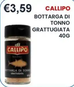 Caramico Callipo bottarga di tonno grattugiata offerta