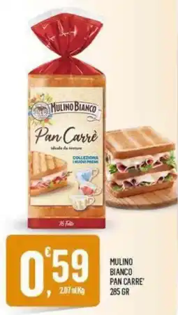 Vibian Mulino Bianco Pan Carre' offerta