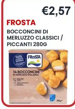 Caramico Frosta bocconcini di merluzzo classici offerta