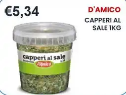 Caramico Capperi al sale D'Amico offerta