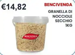 Caramico Granella di nocciole secchio Bencivenga offerta