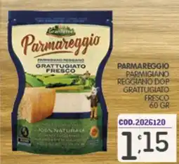 Eurocash Parmareggio Parmigiano Reggiano Dop Grattugiato Fresco offerta