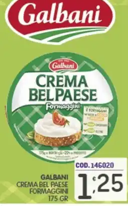Eurocash Galbani Crema Bel Paese Formaggini offerta