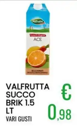 Sugros Valfrutta succo brik offerta