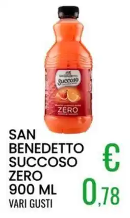 Sugros San Benedetto Succoso Zero offerta
