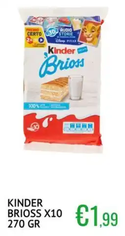 Sugros Kinder Brioss offerta