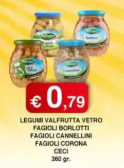 Orsini Market Legumi Valfrutta Vetro offerta