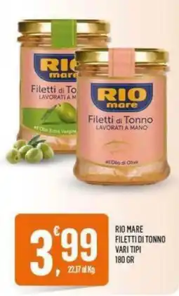 Vibian Rio mare filetti di tonno offerta