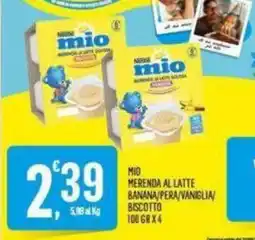 Vibian Mio merenda al latte offerta