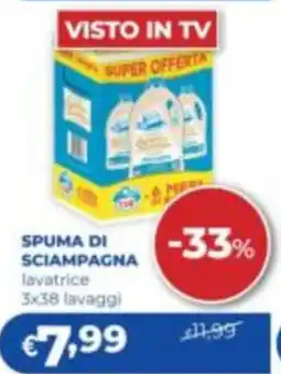 Acqua & Sapone Spuma di sciampagna lavatrice offerta