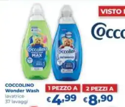 Acqua & Sapone Coccolino Wonder Wash lavatrice offerta