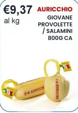 Caramico Giovane provolette / salamini Auricchio offerta