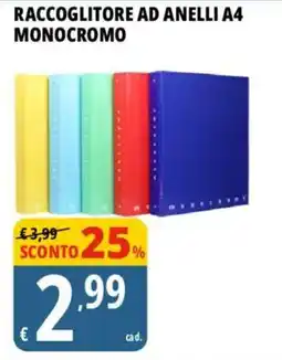 Tigros Raccoglitore ad anelli A4 monocromo offerta