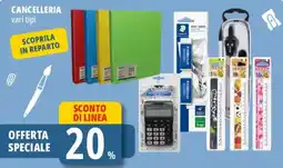 Tigros Cancelleria vari tipi offerta