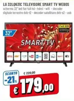 A&O LG 32LQ631C televisore smart tv webos offerta