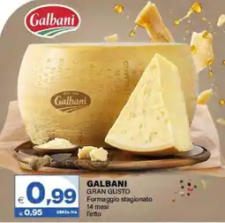 Boningros Cash and Carry Galbani Gran Gusto Formaggio stagionato offerta
