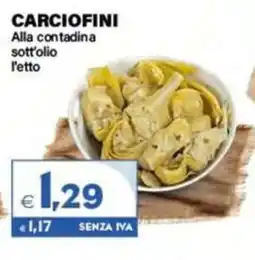 Boningros Cash and Carry Carciofini alla contadina sott'olio offerta