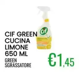 Sugros Cif green cucina limone offerta