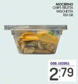 Eurocash Mocerino chips frutta vaschetta offerta