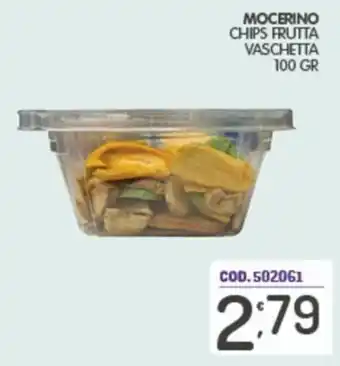 Mocerino chips frutta vaschetta