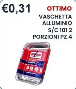 Caramico Vaschetta alluminio Ottimo offerta
