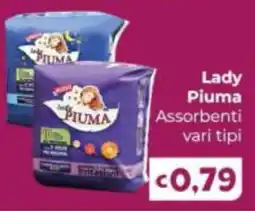 Le Bolle di Giù Giù Lady Piuma Assorbenti offerta