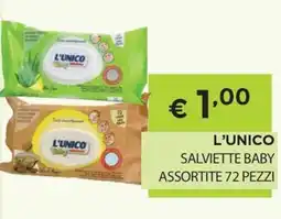 DB detersivi L'unico salviette baby offerta